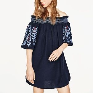 Zara Off the Shoulder Dress